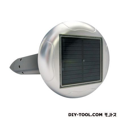 ハイパワー・ソーラーもぐら防除器(可変式) グリーン φ120mm×高さ400mm 1点