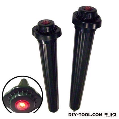 LED付プラ・モグラ防除器 ブラック 全長415mm 2本