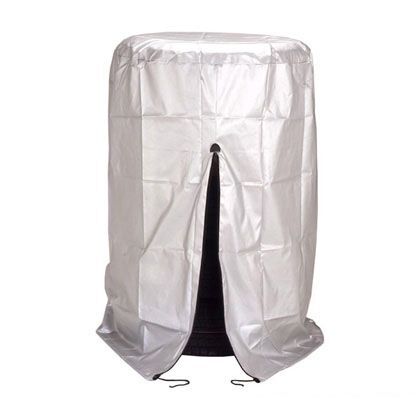 タイヤカバー(ファスナー式)(軽自動車用) シルバー 1点