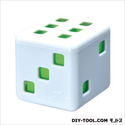 サイサイリラックス芳香剤 ホワイト/ライトグリーン H55×W55×D55(mm) G791 1