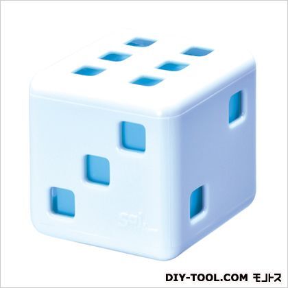 サイサイスカッシュ芳香剤 ホワイト/ライトブルー H55×W55×D55(mm) G793 1