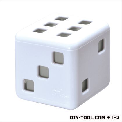 サイサイホワイト芳香剤 ホワイト/グレー H55×W55×D55(mm) G795 1