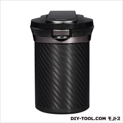 愛煙缶Premiumカーボン調灰皿 ブラック H120×W79×D89(mm) DZ186 1