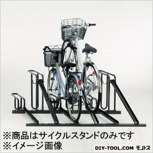 自転車ラックサイクルスタンド6台収容 W1680×D1613×H600mm KSD286 1