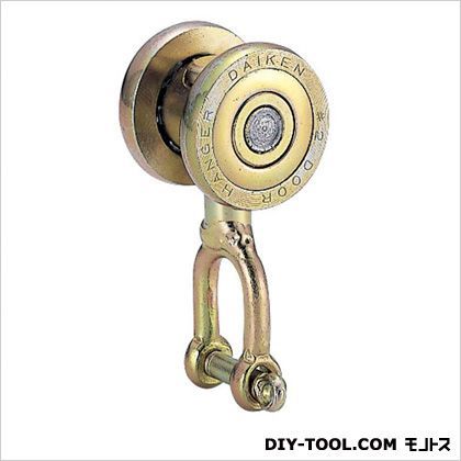 2号ドアハンガー用シャックル付単車 クロメートメッキ 3.8×8.55×3.31cm 2-2WHSY 1