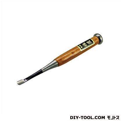 能面彫り丸サジのみ貼箱入 刃幅:約9mm全長:約225mm 3分 1