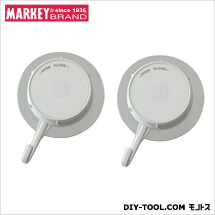 吸盤フック ちょこっと右へ60° シングルM K60-SHM 2個