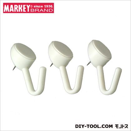 ワンピンフック 3個入り ホワイト Pin01 3個