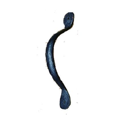 ロートアイアンハンドル140 黒 L135×D40mm WI140BK 1