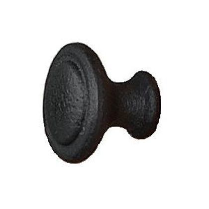 ノブ 220F 黒 20φ×D17mm KN310BK 1