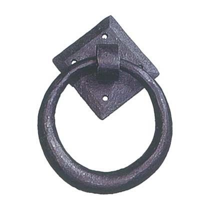 ドアノッカー 黒 W105×H145mm WI320BK 1