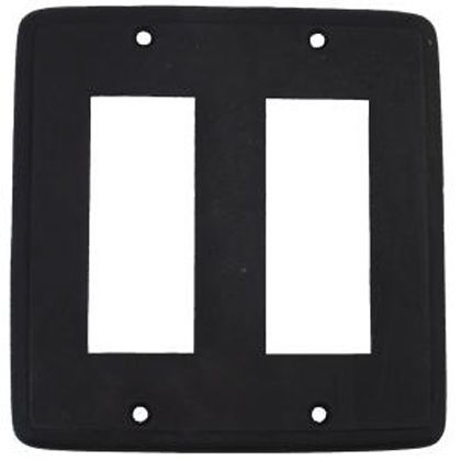 スイッチプレートWT BK 黒 W116×H120mm SP210BK 1