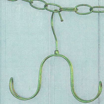 Wire W Hanger ゴールド H200×D205×W35mm SH225HP 1