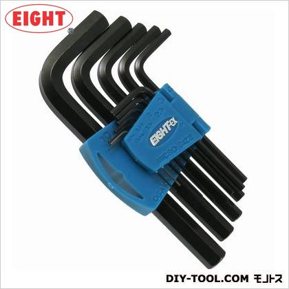 六角棒スパナ 12本組(標準寸法・マイクロサイズ入) 001-S12 12本組