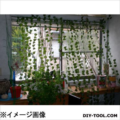 アイガー緑の造花カーテン 1.8×3m E183 1点