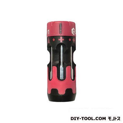 スイストゥールシステムドライバーショートラチェット#1 ブラック×レッド #1 SD-SR01 1