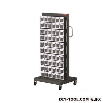 シューターキャスター付きパーツケース ブラック 60個 MS1600 1