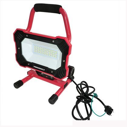 パワービルドLED投光器 レッド 230×200×330mm EKS0197 1点