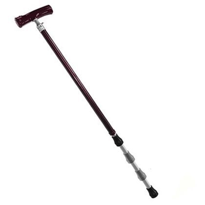 電動伸縮杖 愛ガ素敵Eiger Stick ワインレッド 全長60~100cm ES100 1点