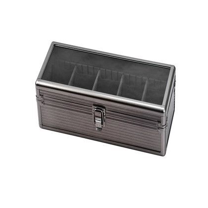 5本用アルミ時計ケース(ガンメタリック) SE54015GN 1