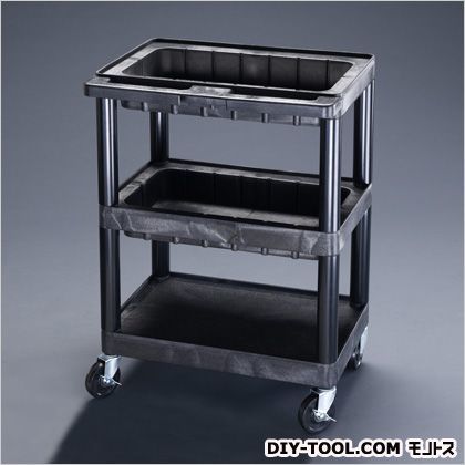 ツールワゴン(プラスチック製) 400×610×850mm EA956AH-1 1