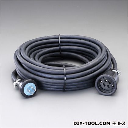 三相200V/20A×20m延長コード(防雨型) EA815GB-42 1