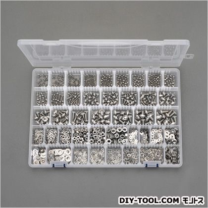 M2-M6トラス小ねじ・ナット・ワッシャーセット(ステンレス製) EA949AD-54 1