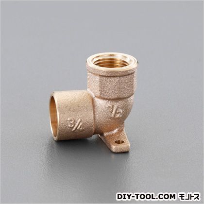 Rp1/2 x22.22mm水栓エルボ(座付)