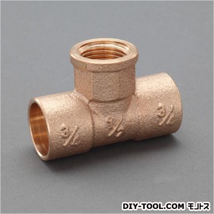 Rp3/4 x22.22mm水栓チーズ