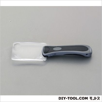 x2.0・x6.0/90x55mmハンドルーペ(LEDライト付) EA756MB-10 1