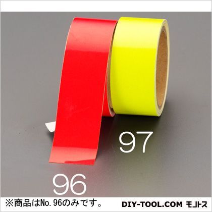 20mmx1m蛍光反射テープ 赤 EA983GB-96 1巻