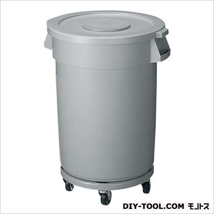 145Lキャスター付ダストボックス 約φ559×820(H)mm (台車無し高さ:695mm、台車のみ高さ:165mm) 約145L EA995CC-1 1