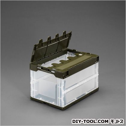 折畳コンテナ(透明/蓋)