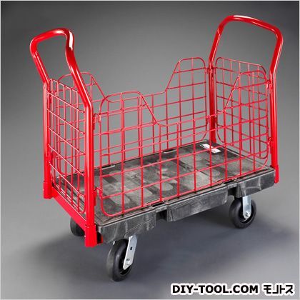 1118x616mm/907kg運搬車(メッシュかご付) EA520BN-10 1