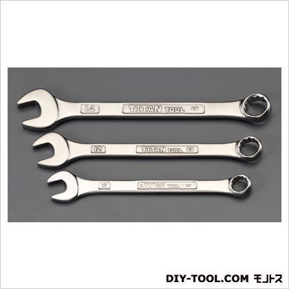3本組片目片口スパナセット(チタン合金製) EA614HT-130 1