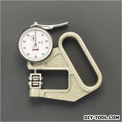 シクネスゲージ(ダイアル付) 135×130mm EA725A-15 1