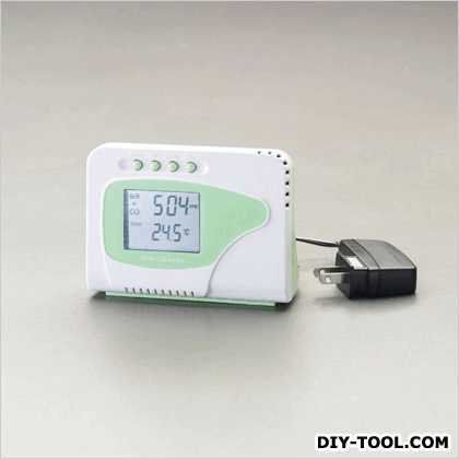 Co2データロガー 123(W)×46(D)×91(H)mm EA733CF-10 1