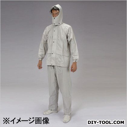 透湿型レインウェアー グレー M EA996XD-21 1