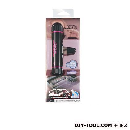 ギガクリップブラック(車用エアコンルーバー取付けタイプ芳香剤)ピンクシャワー G44 1