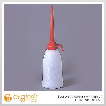 ジェットオイラー油さし ベビー型180ml(302) 混色(レッド/イエロー/ブルー/グリーン) 1点