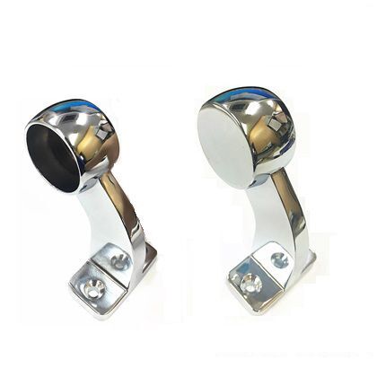 L型ブラケット止左 クローム 32m/m 28128 1