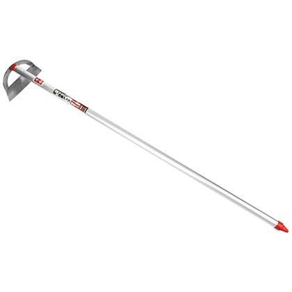 アルミ柄ステン草削り半月窓開 1200mm 1