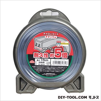 チタニウムナイロンコード□型2.2MMX15M 1
