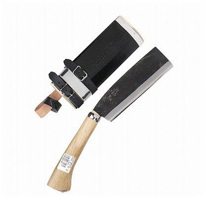 黒打片刃腰鉈裏押165MM 1