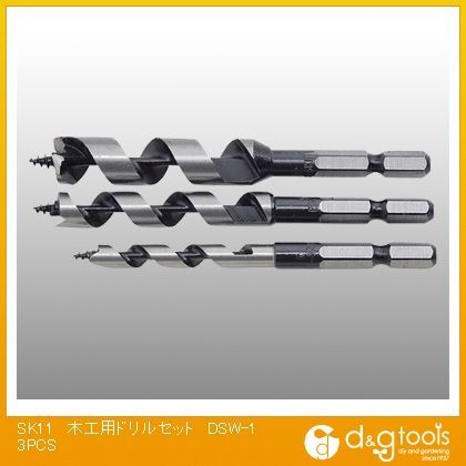 六角軸木工用ドリルセット