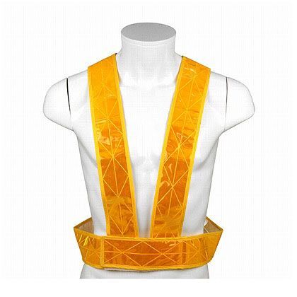 タスキ型反射ベスト SK-TAS-Y 1着