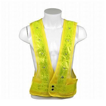 LED反射ベスト SK-LED-Y-ViY 1着