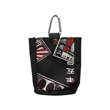 帆布マッチ柄小物入れ