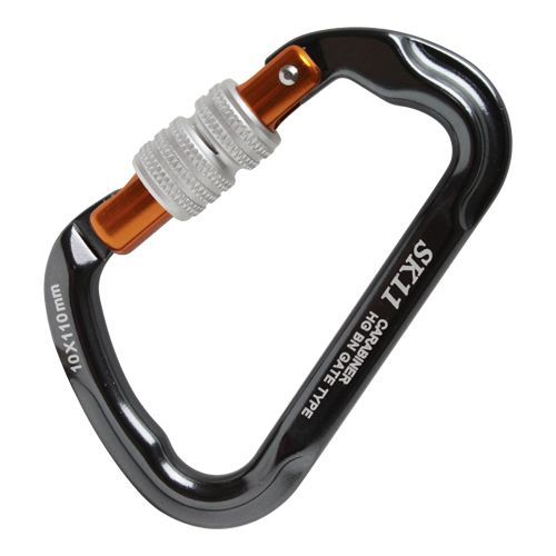 ロックアルミカラビナHG SAC-HGNブラック 1