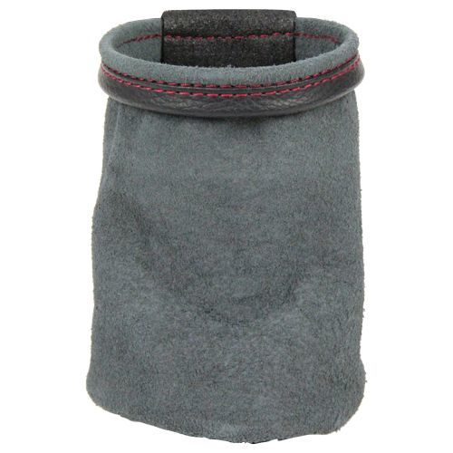 革製ビスポケット丸型